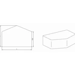 Best IBF SF®-Sten slutsten grå 6cm