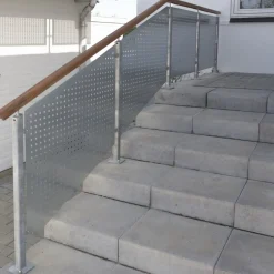 Outlet IBF trappetrin skrå kant 50x40x14 cm grå