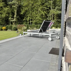 IBF Belægningssten^TrendLine Sort flammet - 40,5x80,5x4 cm