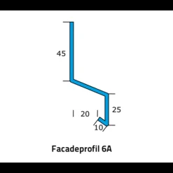 Best Icopal 6A alu-facadeprofil 1 m