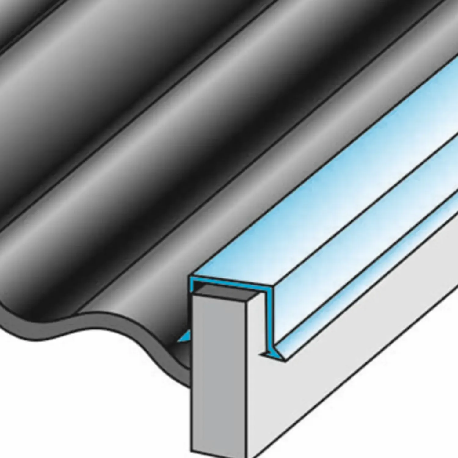Icopal Aluprofiler^alu-sternkapsel 25 mm