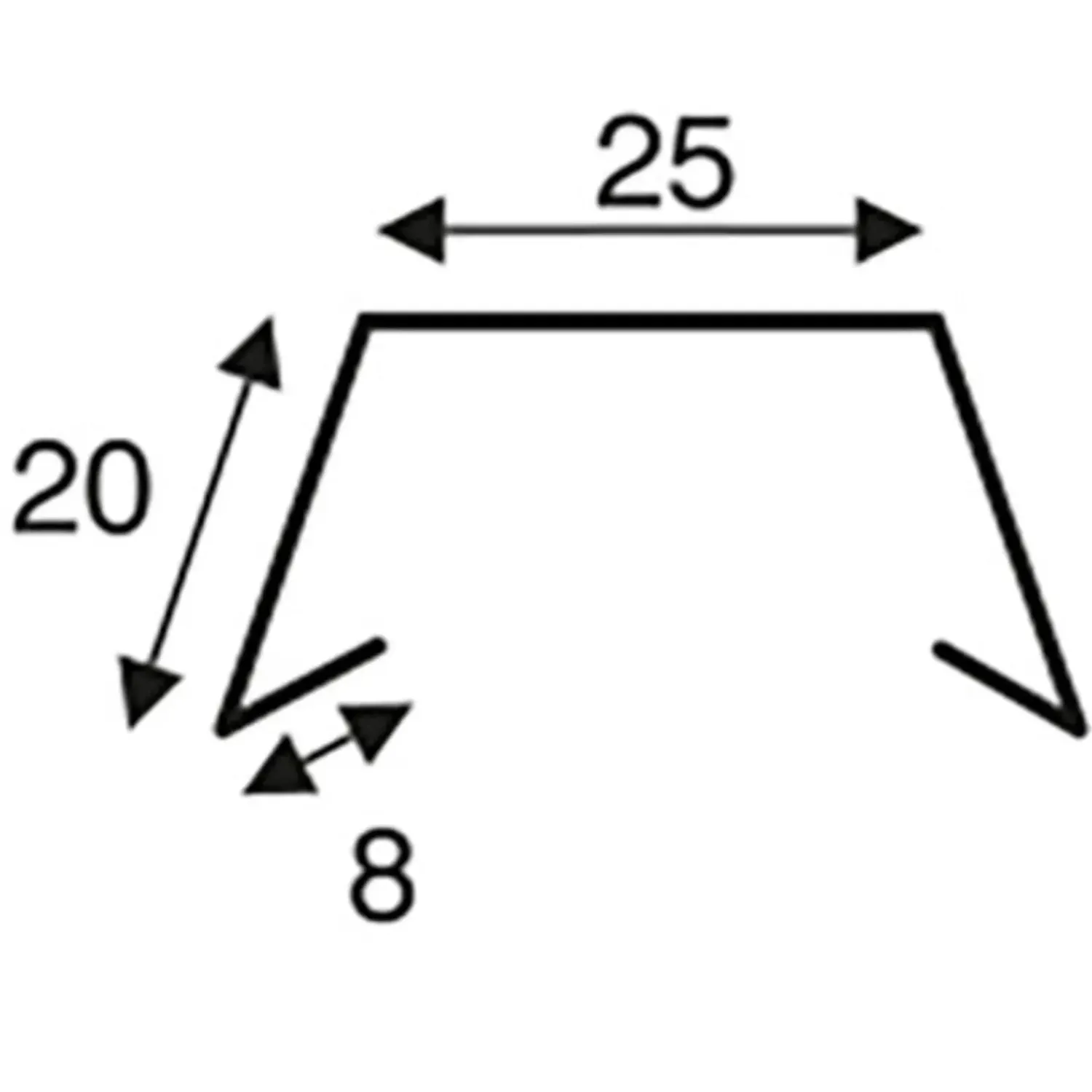 Icopal Aluprofiler^alu-sternkapsel 25 mm