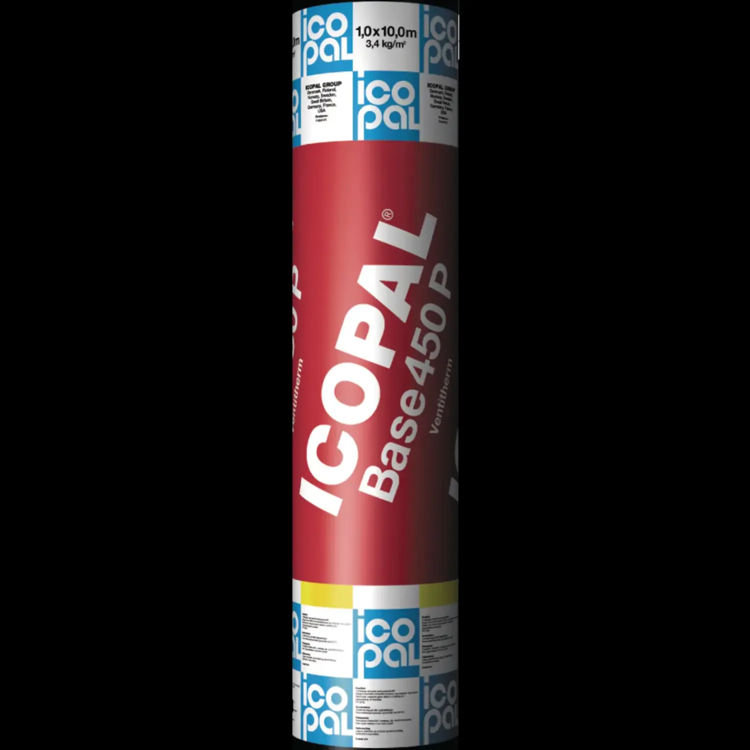 Hot Icopal Base 450 P underpap i rll. á 1x8 m