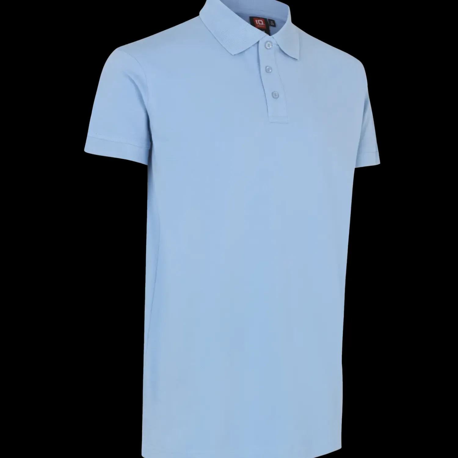 Clearance ID 0525 Stretch herre poloshirt lysblå str. 2XL