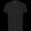 ID T-Shirts^0525 Stretch poloshirt sort str. 2XL
