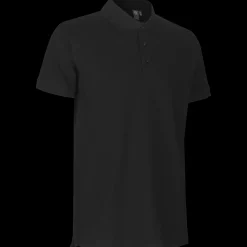 ID T-Shirts^0525 Stretch poloshirt sort str. 2XL