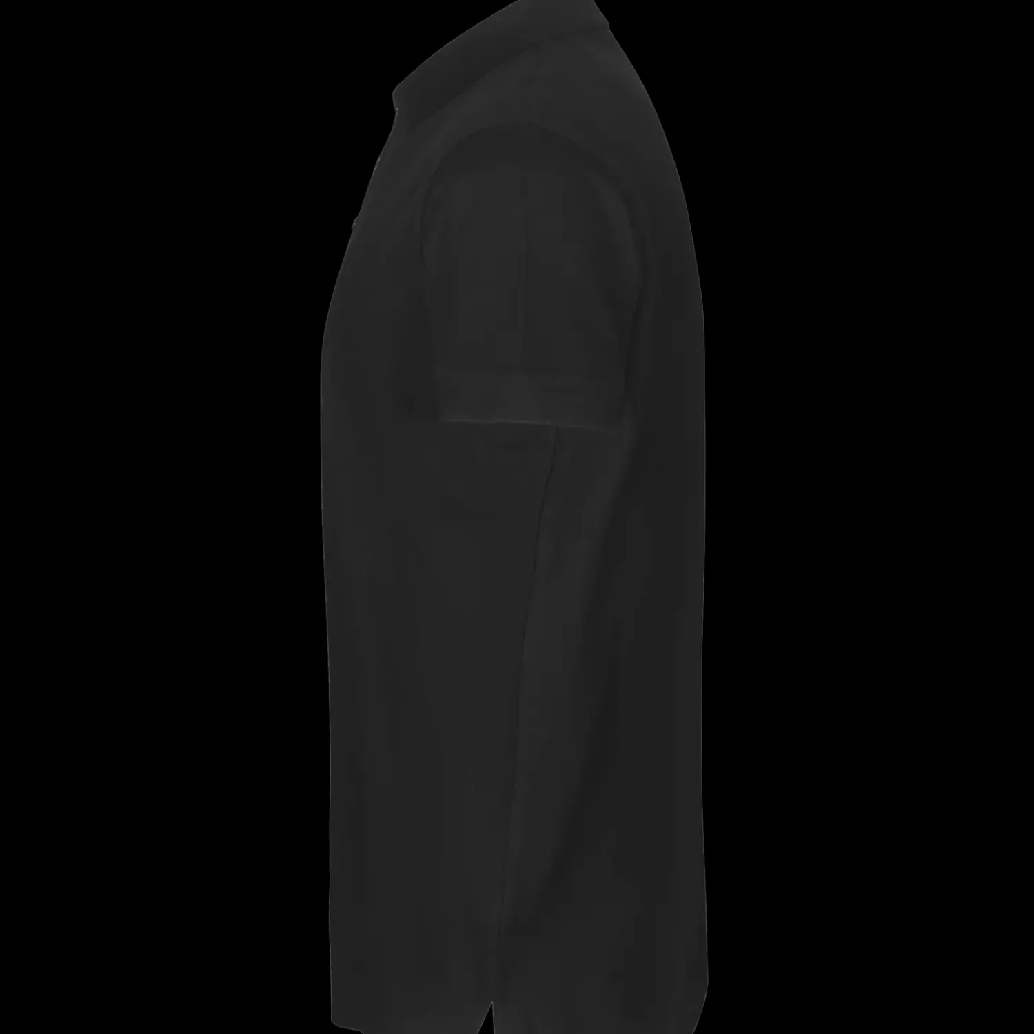 ID T-Shirts^0525 Stretch poloshirt sort str. 2XL