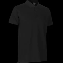 ID T-Shirts^0525 Stretch poloshirt sort str. 2XL
