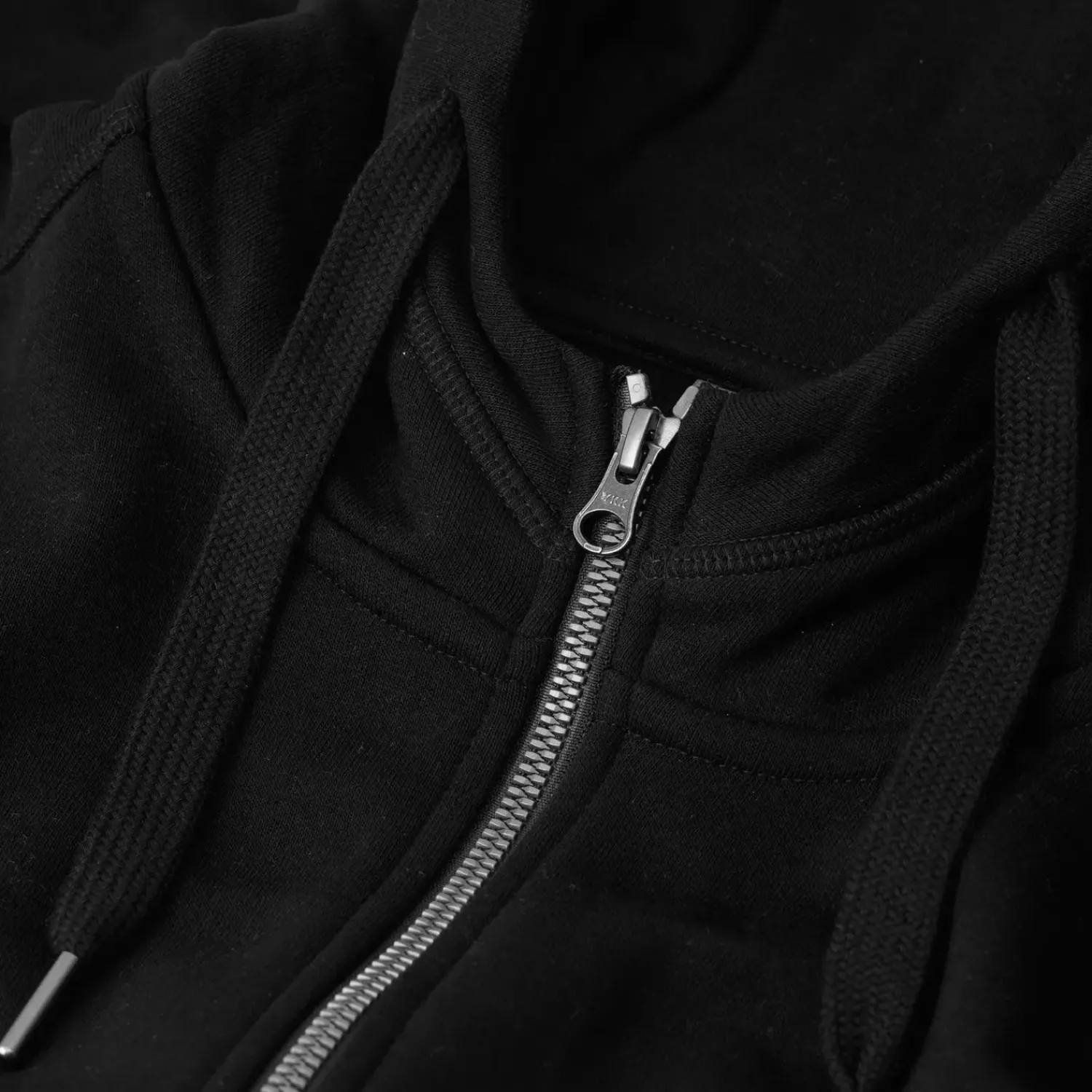 ID Trøjer Og Sweatshirts^Core herre hoodie med lynlås sort str. 2XL