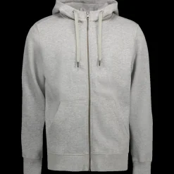 ID Trøjer Og Sweatshirts^Core herre hoodie med lynlås grå melange str. XL