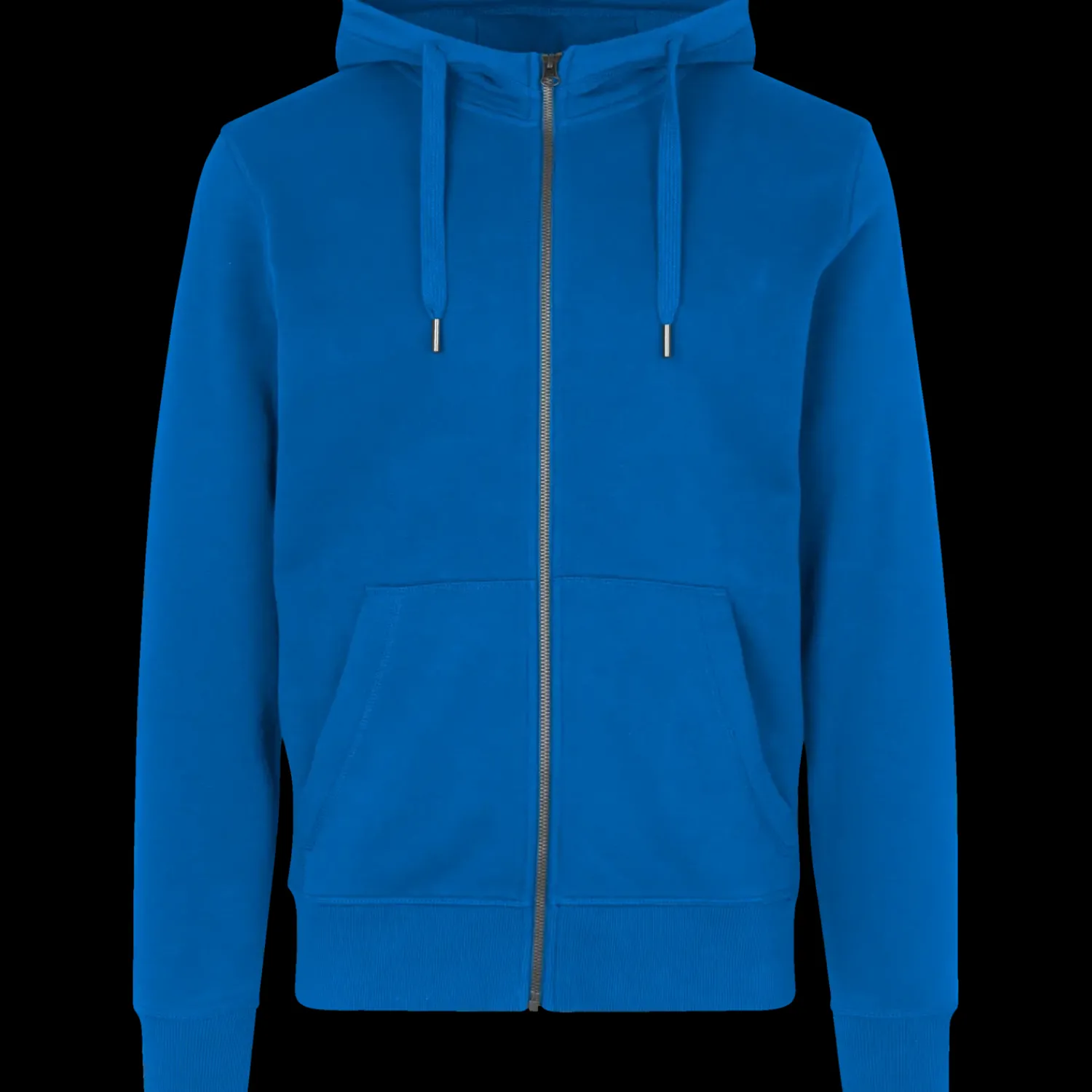 Outlet ID Core herre hoodie med lynlås azur str. XL
