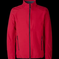 ID Jakker Og Veste^Core herre softshell jakke rød str. L