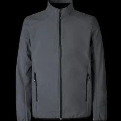 ID Jakker Og Veste^Core herre softshell jakke silver grey str. L
