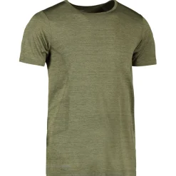 Outlet ID Geyser herre t-shirt seamless oliven melange str. XL