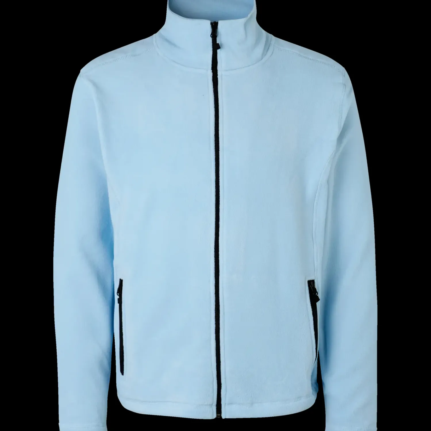 Clearance ID herre mikrofleece cardigan lys blå str. 2XL