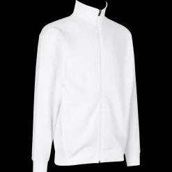 Trøjer Og Sweatshirts^ID herre sweat cardigan hvid str. 2XL