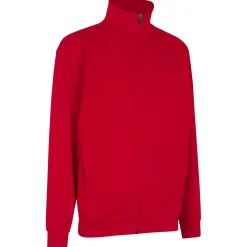 Trøjer Og Sweatshirts^ID herre sweat cardigan rød str. XL