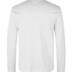 Sale ID Interlock herre langærmet t-shirt hv str. XL
