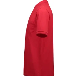 ID T-Shirts^klassisk herre poloshirt rød str. XL