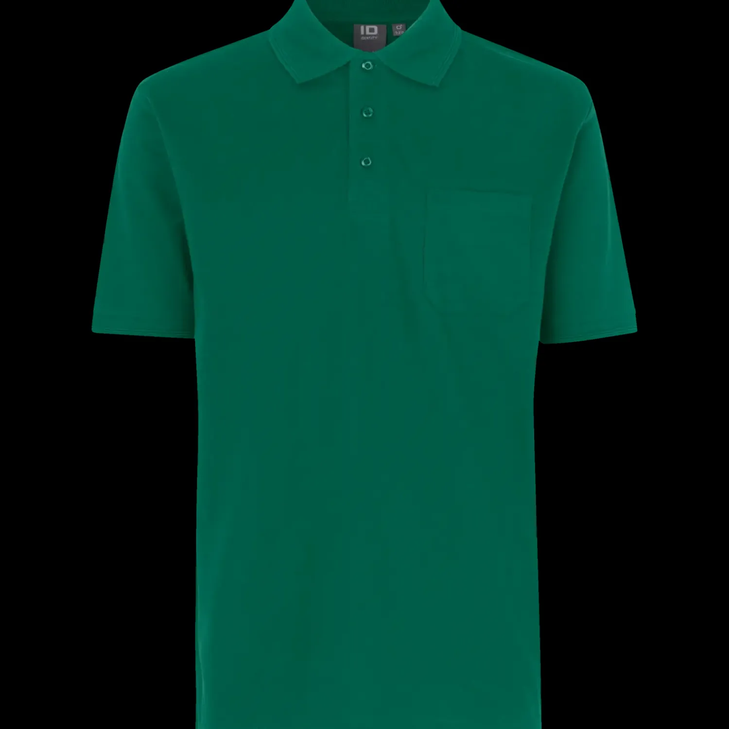 Hot ID klassisk herre poloshirt grøn str. XL