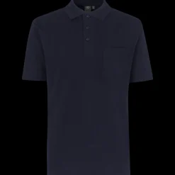 New ID klassisk herre poloshirt navy str. XL