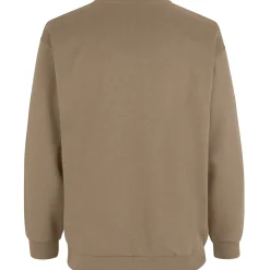 Outlet ID klassisk herre sweatshirt sand str. M