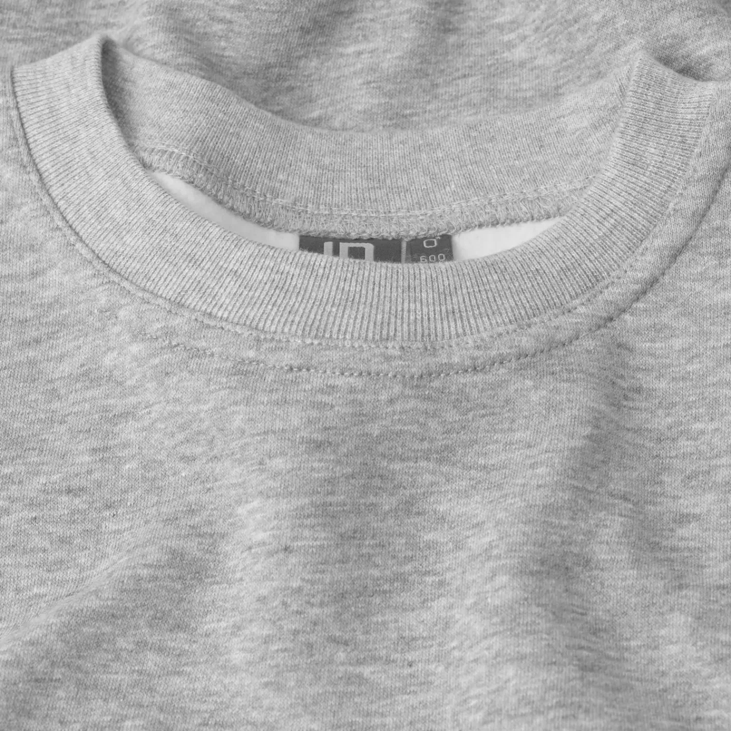 Best ID klassisk herre sweatshirt grå melange str. XL