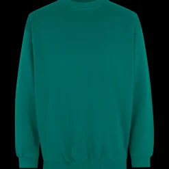 Outlet ID klassisk herre sweatshirt grøn str. L