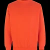 ID klassisk herre sweatshirt orange str. 2XL
