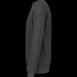 Hot ID klassisk herre sweatshirt grafit melange str. L