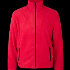 ID Trøjer Og Sweatshirts^mikrofleece cardigan rød str. XL