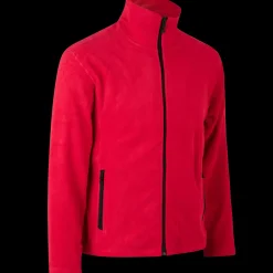 ID Trøjer Og Sweatshirts^mikrofleece cardigan rød str. XL