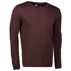 New ID Pullover herre bordeaux melange str. XL