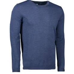 ID Trøjer Og Sweatshirts^S650 Pullover herre blå melange str. XL