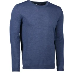 ID Trøjer Og Sweatshirts^S650 Pullover herre blå melange str. XL