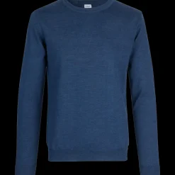 ID Trøjer Og Sweatshirts^S650 Pullover herre blå melange str. XL