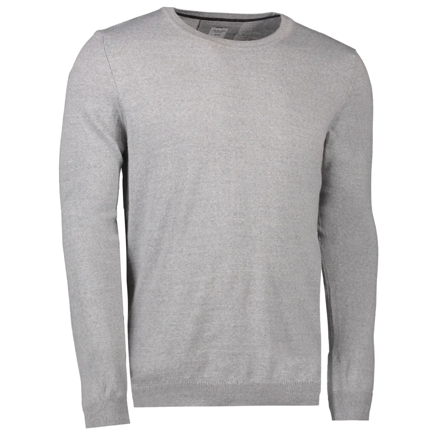 ID Trøjer Og Sweatshirts^S650 Pullover herre lys grå melange str. L