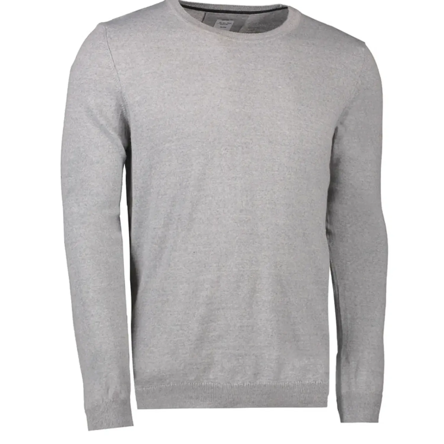 ID Trøjer Og Sweatshirts^S650 Pullover herre lys grå melange str. L