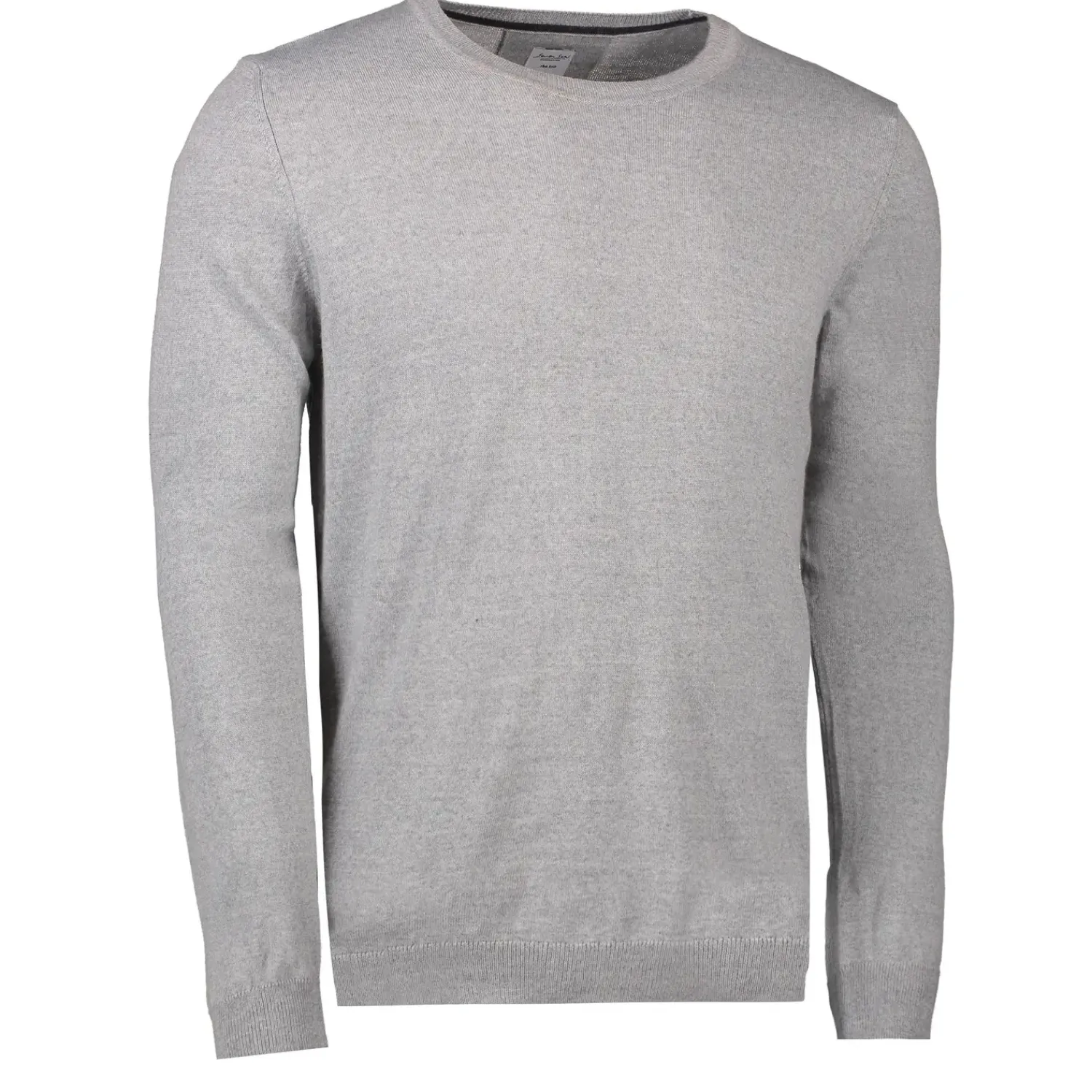 ID Trøjer Og Sweatshirts^S650 Pullover herre lys grå melange str. L