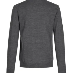 ID Trøjer Og Sweatshirts^S650 Pullover herre mørk grå melange str. L