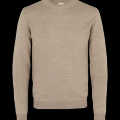 ID S650 Pullover herre sand melange str. L