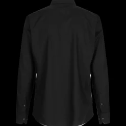 Online ID Seven Seas Fine Twill modern fit skjorte herre sort str. L