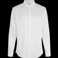 Online ID Seven Seas Fine Twill modern fit skjorte herre hv str. L