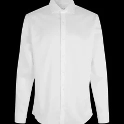 Online ID Seven Seas Fine Twill modern fit skjorte herre hv str. L