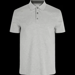 Sale ID Seven Seas herre poloshirt lys grå melange str. XL