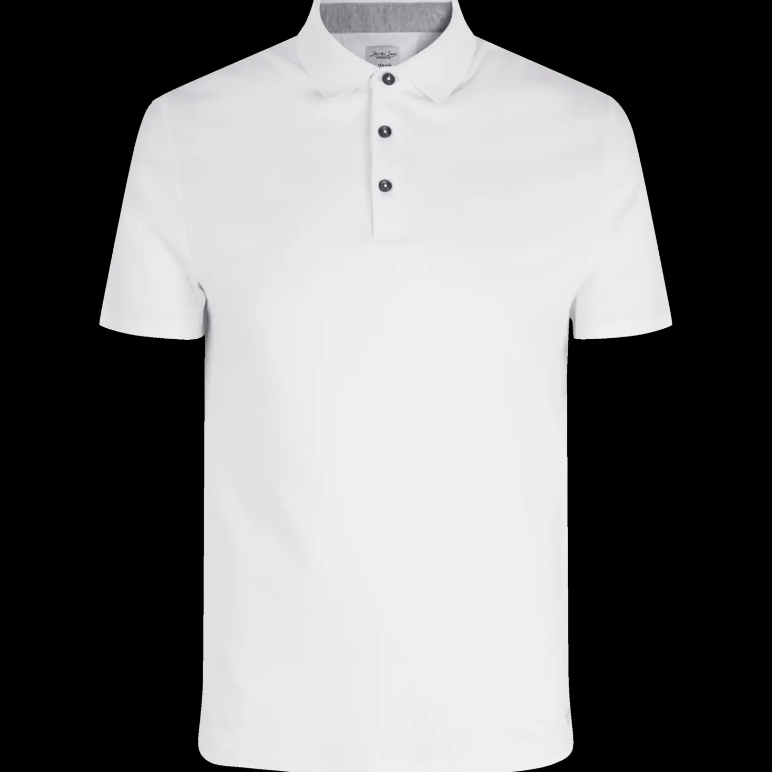 ID Seven Seas herre poloshirt hv str. M