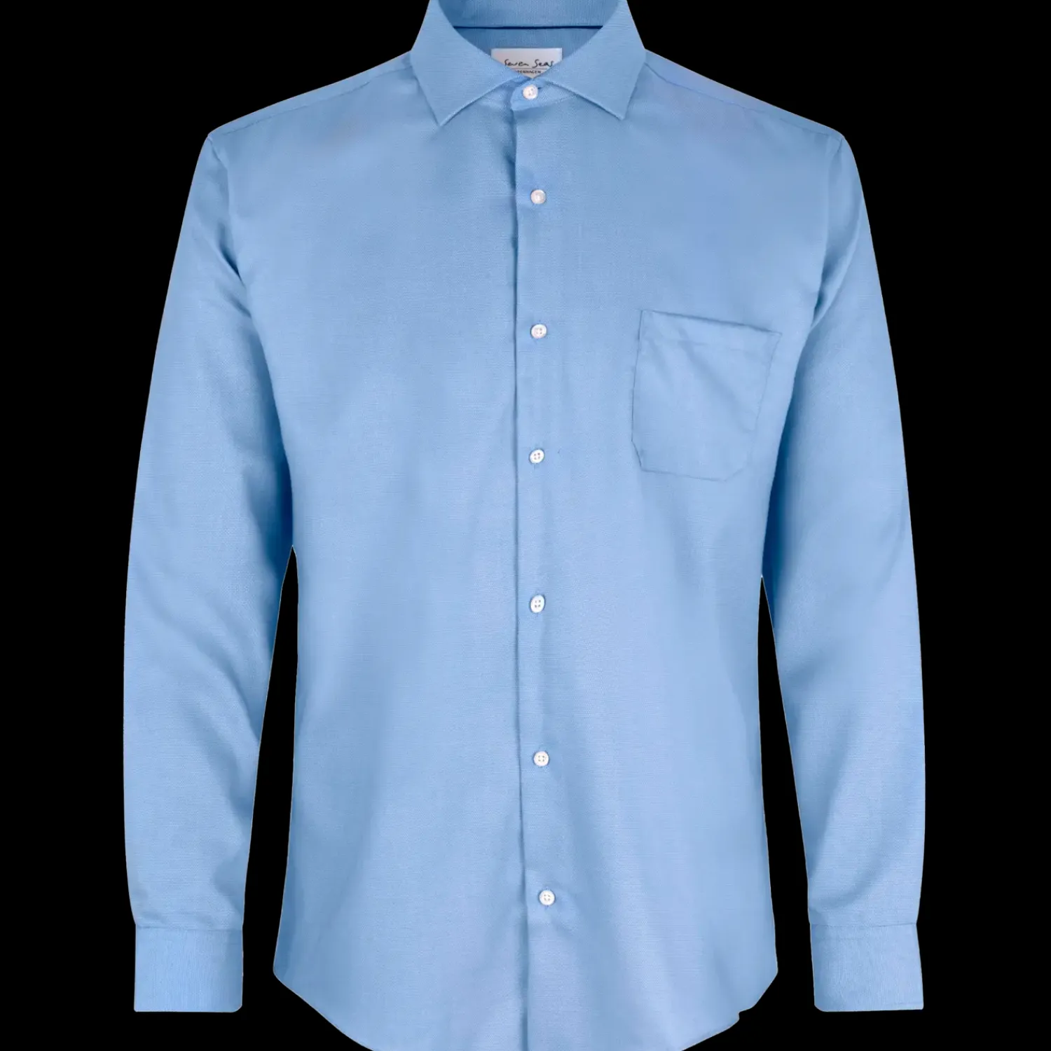 ID Skjorter^Seven Seas Royal Oxford herre skjorte lys blå str. L