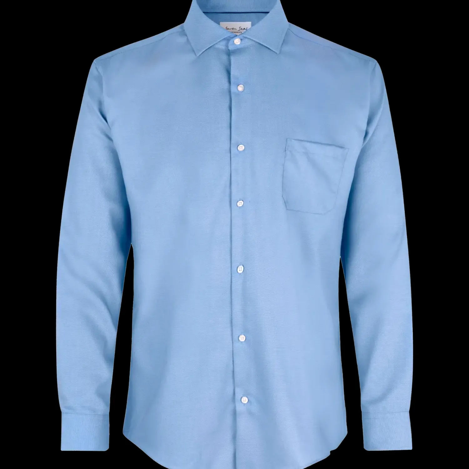 ID Skjorter^Seven Seas Royal Oxford herre skjorte lys blå str. L