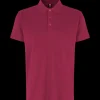 Sale ID stretch herre poloshirt cerise str. L