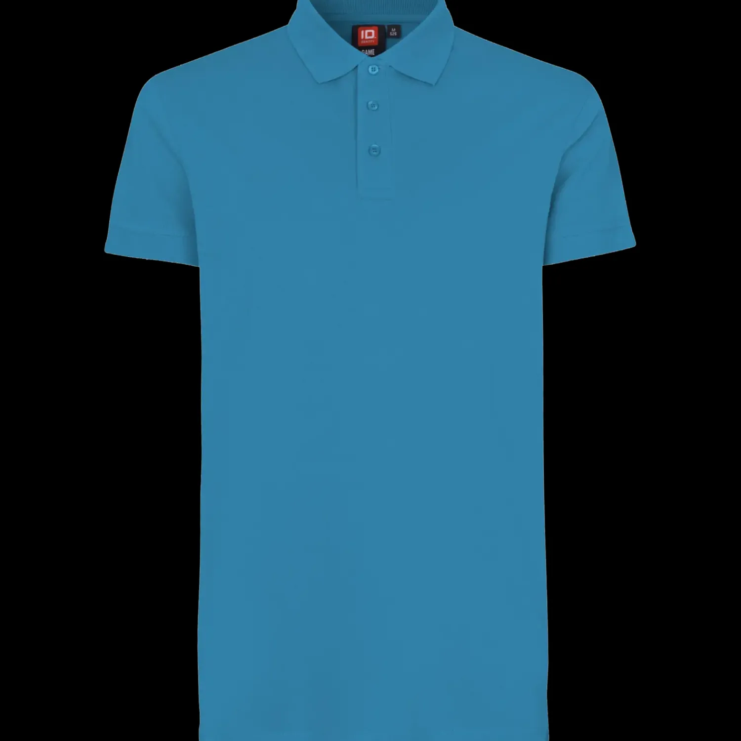 Sale ID stretch herre poloshirt turkis str. 2XL